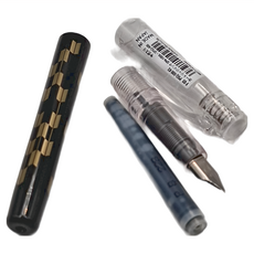 PLATINUM 白金牌 日本傳統圖紋和系列 鋼筆 PSQ-500G, 0.3mm, 黑色