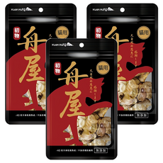 舟屋 貓用 澎湖火燒蝦, -40度冷凍乾燥熟成 無添加, 嚴選食材, 單一製程, 蝦, 15g, 3包