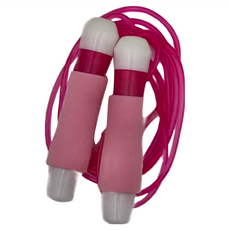 炫彩培林跳繩, 240cm, 粉色, 1個