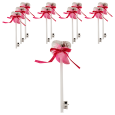 波波棒 愛心 7歲以上 27 x 5cm 10個, 透明色, 1組