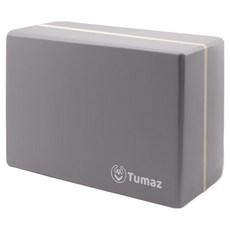 Tumaz 月熊 加重EVA瑜珈磚 50D高密度, 岩灰, 1個