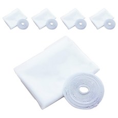 半島良品 DIY自粘魔鬼氈防蚊紗窗 5個, 單一顏色