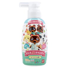 BANDAI 動物森友會 兒童洗髮乳, 300mL, 1瓶