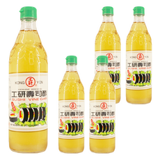 工研壽司醋 600ml, 全素或純素, 台灣製造, 5瓶