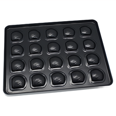 BENICE 20格迷你瑪德蓮模具 耐熱溫度5-200°C, 340 x 260 x 20mm, 1個