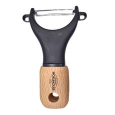 SUNCRAFT 川嶋 MOKUHOUSE 木柄削皮刀, 蘋果削皮專用, 混色, 1支