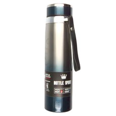 316不鏽鋼長效保冰保溫瓶 漸變藍, 1L, 1個