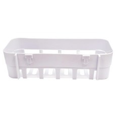 黏貼式置物架 一般款, 北歐米白, 1組