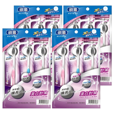 Shallop 刷樂 備長炭亮白牙刷, 3支, 4包