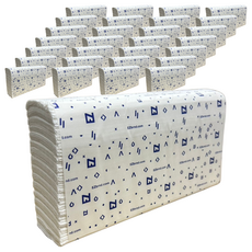 EZ BRND 大五折雙層廚房紙巾/擦手紙, 120張, 60包, 1入