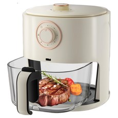 SOnGEn 松井 日系 晶鑽玻璃氣炸鍋 5L大容量 旋鈕控制 360°循環熱風 減油健康, SG-500AF