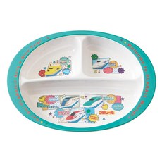 Skater M370 三格美耐皿餐盤 新幹線, 260 x 195 x 40mm, 1個