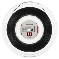 Wilson Revolve Spin 網球線 五角 WRZ957000 100g, 黑色, 16/1.30, 1個