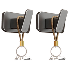 掛壁掛勾架 4.8 x 4.8cm 35g, 單勾, 8個