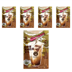 台灣茶人 鐵觀音黑糖奶茶茶包 台灣在地黑糖 冷熱皆宜, 5包, 35g, 1袋