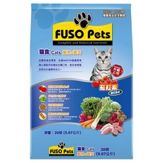 FUSO Pets 福壽 貓糧, 鮪魚 + 雞肉, 9.07kg, 1袋