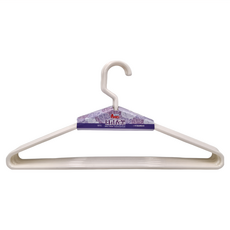 AXIS 艾克思 掛頭可旋轉日式衣架 41.5cm 6入 PP塑膠材質 台灣製, 白色, 1組