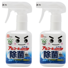 LEC 激落君 防菌電解水 砧板/刀具/食器/廚房冰箱/微波爐清潔 不含介面活性劑 日本製造, 320ml, 2瓶