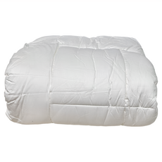 貝淇小舖 台灣MIT抗菌排濕雙人天絲棉冬被 - 100%純棉表布，50%天絲纖維+50%polyester填充物, 135 x 195cm(4.5 x 6.5尺)