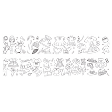 愛北鼻 300公分長塗鴉畫卷, 公主系列300cm兒童塗鴉畫卷，1入, 溫州得海雲科技有限公司