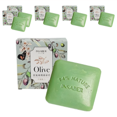 INSABER 伊莎貝爾 橄欖歐風精華皂 94%天然, 94g, 6入