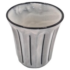 佐和陶瓷 手握杯, 白色 + 黑色, 1個