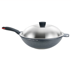 PLUS PERFECT 理想 極緻鑄造不沾炒鍋 附蓋, 36cm, 1個