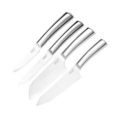 cook power 鍋寶 全鋼專業刀具 - WP-4400, 主廚刀 + 切刀 + 萬用刀 + 水果刀, 4入, 1組