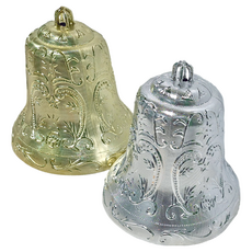 刻花鐘 Set 金色 + 銀色, 刻花 金色 + 銀色, 2個