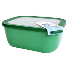 MEPAL方形密封保鮮盒3L（深）- 寶石綠, 1個