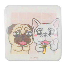 收納王妃 豆卡硬式珪藻土杯墊 2入, 跳舞熱唱, 1組