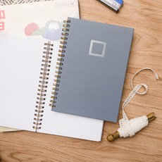 conifer 綠的事務 仙蹤特調系列 空白筆記, 32K 易翻雙線圈裝訂 128頁, 天空之靛, 1本