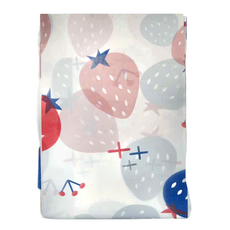 OMORY 防油防水桌巾 乙烯-醋酸乙烯酯材質, 137 x 180cm, 草莓, 1個