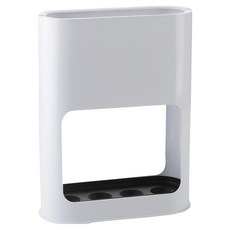 落地加高四格置物收納雨傘架, 22 x 9 x 28cm, 白色, 1個