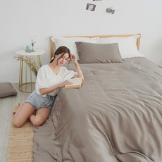 BUHO 布歐 素面文青兩用被 300織 TENCEL™萊賽爾纖維 8x7 被套