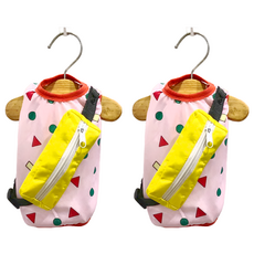 SassyDog 睡衣風涼感衣, 粉色, 2件