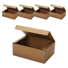 牛皮紙禮盒5號, 單色, 5個