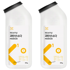 THE LOEL 天然過碳酸鈉清潔粉 用於去除衣物污漬/鞋子漂白 韓國產, 500g, 2瓶