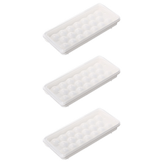 KEYWAY 聯府 大冰珠加蓋製冰盒 0.193kg, 白色, 3個