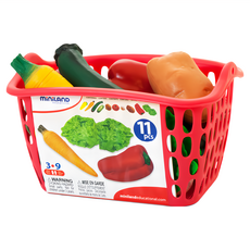 miniland 蔬菜購物提籃組 11個, 1組