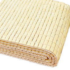 Amance 雅曼斯 鬆緊帶固定專利棉織帶天然麻將竹蓆/涼蓆 加大, 米色