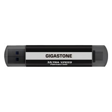 GIGASTONE 立達 ACP500 USB3.2 Gen2 Type-C 雙介面行動固態硬碟, 500GB, 黑色