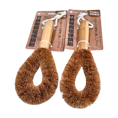 MIKA HOUSE 橘之屋 竹柄棕櫚環保鍋刷 Set 2個