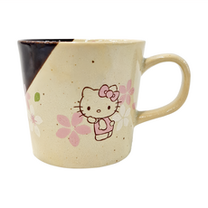 Skater 陶瓷美濃燒馬克杯 350ml, KITTY 米色, 1個