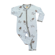 抱抱羊 雙拉鍊長袖連身衣