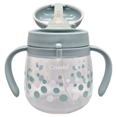 Combi 康貝 LakuMug 樂可杯第一 + 二階段禮盒組 240ml 學習水杯 夜光把手, 蘇打泡泡, 1盒