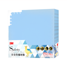 3M 安全防撞地墊 9936E 4片, 礦石藍, 1組