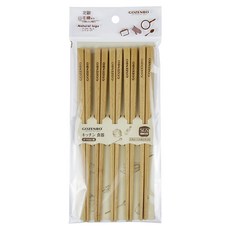 GOZENBO 御膳坊 北歐山毛櫸 原木色筷, 23cm, 06-W0012, 5雙