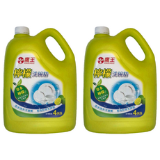 KINGEAGLE 鷹王 檸檬洗碗精 4kg 草本檸檬 潔淨清爽不油膩, 2桶