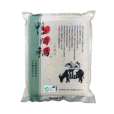 鴨間稻 有機長秈白米, 1包, 3kg, CNS三等